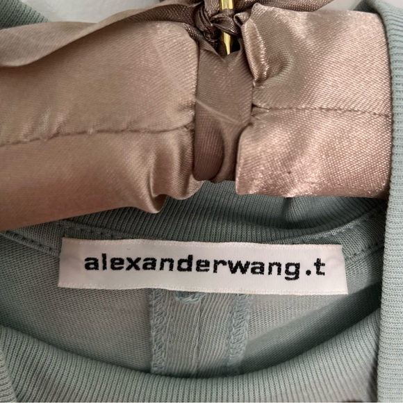 T By, Alexander Wang, Size: XS, Mini, Blue/Mint, EUC, Draw Strings on the side - Picture 3 of 10